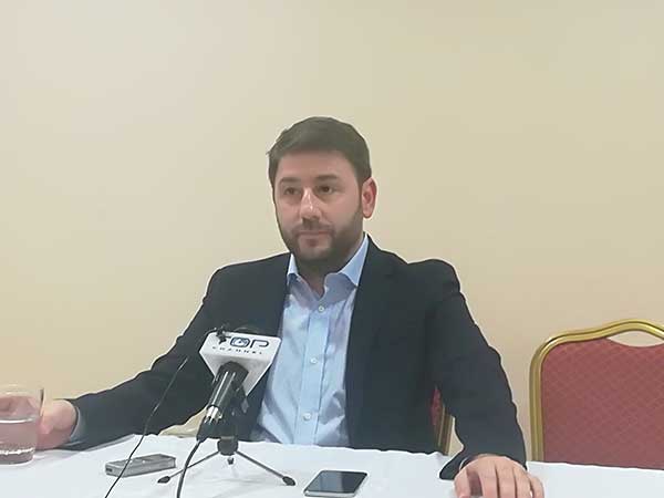 Ο Νίκος Ανδρουλάκης στην Κοζάνη: “Με την εκλογή μου πιστεύω στην διεύρυνση των ορίων της παράταξής μου”