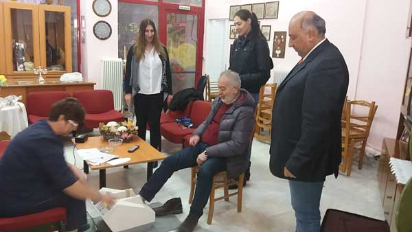 Μεγάλη προσέλευση πολιτών της Εορδαίας  στη ΔΩΡΕΑΝ μέτρηση οστικής πυκνότητας