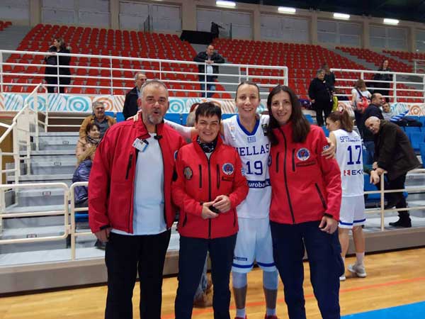 Το Παράρτημα Κοζάνης της Ελληνικής Ομάδας Διάσωσης κάλυψε σε πρώτες βοήθειες τον αγώνα μπάσκετ στο Κλειστό Λευκόβρυσης