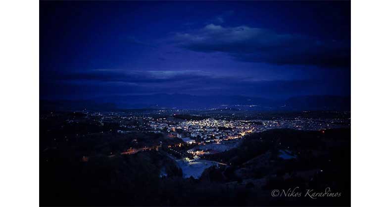 Η Φωτογραφία της Ημέρας: Η Κοζάνη από το παρατηρητήριο του Αη Λιά (του Νίκου Καραδήμου)