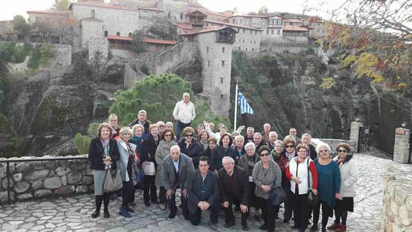 Οι συνταξιούχοι του Περιφερειακού Τμήματος ΟΤΕ Δυτικής Μακεδονίας  επισκέφτηκαν την Ιερά Μονή της Μεταμορφώσεως του Σωτήρος Δρυοβούνου και στη συνέχεια τα όμορφα Μετέωρα