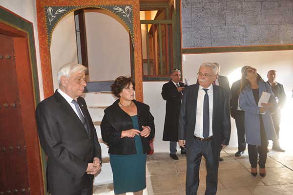Επίσκεψη του Προέδρου της Δημοκρατίας στο αρχοντικό της Πούλκως