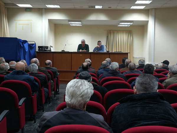 Συνάντηση της ΣΕΑ Συνταξιούχων με τον Δήμαρχο Κοζάνης