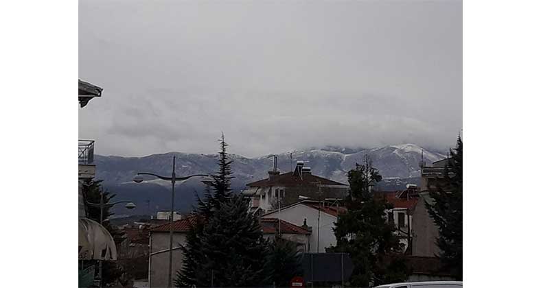 Η Φωτογραφία της Ημέρας: Χιονισμένα τα βουνά της Κοζάνης…