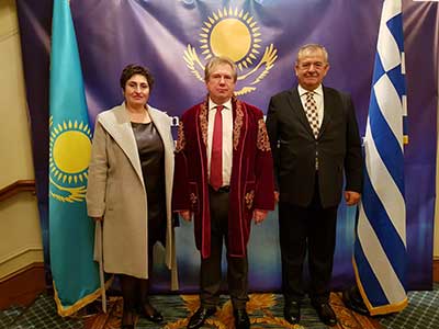 Συμμετοχή του Βουλευτής ΣΥΡΙΖΑ Κοζάνης Ντζιμάνη Γεώργιου στην Εκδήλωση για τον Εορτασμό των 26 χρόνων Ανεξαρτησίας του Καζακστάν