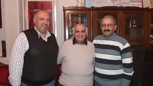 Εθιμοτυπική επίσκεψη του  ευπατρίδη Ελευθερίου Γρηγοριάδη στο Δήμαρχο Εορδαίας