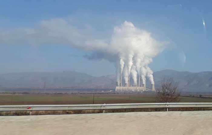 Διαμαρτυρία για τις τιμωρίες εργαζόμενου της ΔΕΗ στον ΑΗΣ  Αγίου  Δημήτριου