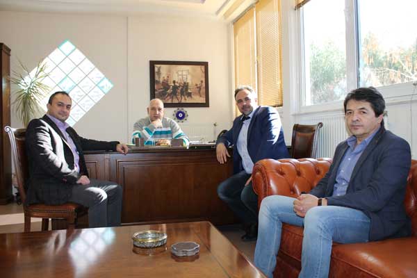 Επίσκεψη διοίκησης Ε.Β.Ε. Κοζάνης στον πρύτανη του ΤΕΙ Δυτ. Μακεδονίας