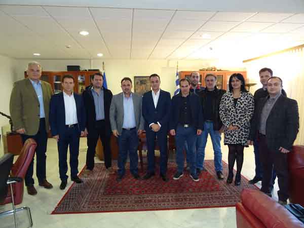 Επίσκεψη του νέου προέδρου του ΕΒΕ Κοζάνης στον Περιφερειάρχη