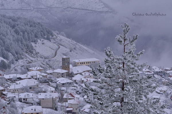 Στα λευκά η Κλεισούρα (Live cam)