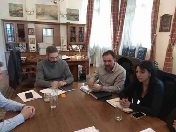 Συνάντηση με τον πρόεδρο του ΕΒΕ Κοζάνης Νίκο Σαρρή είχε ο δήμαρχος Κοζάνης