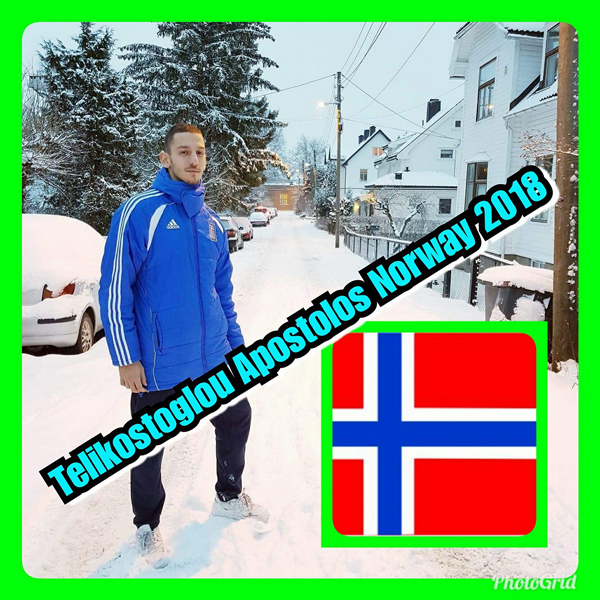 Στο Όσλο της Νορβηγίας για 10 ημέρες ο Παγκόσμιος Πρωταθλητής του TAEKWONDO Αποστόλης Τεληκωστόγλου