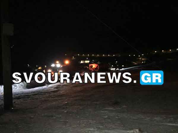ΚΑΣΤΟΡΙΑ: Τροχαίο ατύχημα με εκχιονιστικό μηχάνημα στη Κλεισούρα
