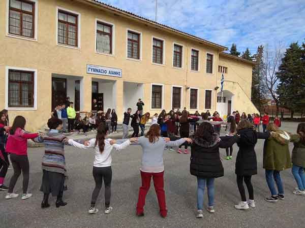 Συνάντηση σχολείων των Βαλκανίων στο Γυμνάσιο Αιανής