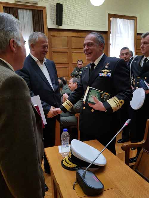 Ο Γιώργος Ντζιμάνης μίλησε στους σπουδαστές της Σχολής Εθνικής Άμυνας για εθνικά θέματα