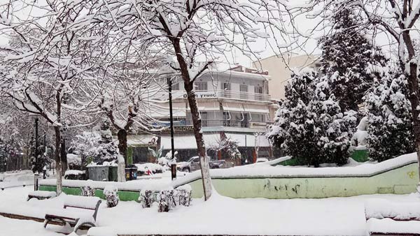 Όμορφες εικόνες από την χιονισμένη Πτολεμαΐδα!