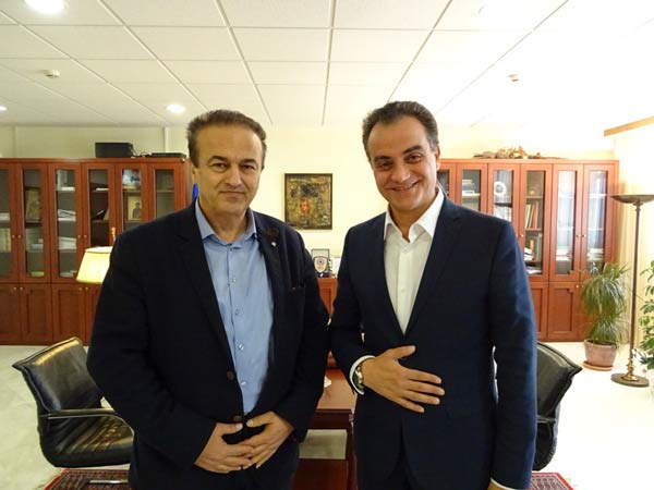 Συνάντηση του βουλευτή Φλώρινας Γιάννη Αντωνιάδη  με τον Περιφερειάρχη και συζήτηση για το Πανεπιστήμιο Δυτικής Μακεδονίας