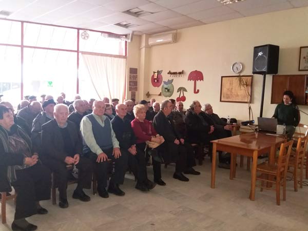 Α΄ ΚΑΠΗ ΠΤΟΛΕΜΑΪΔΑΣ: Ομιλία για την πρόληψη του καρκίνου