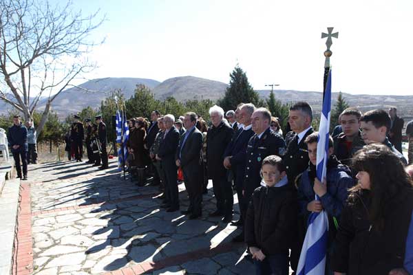 Με την πρέπουσα επισημότητα τιμήθηκε και φέτος η 75η επέτειος της μάχης του Φαρδύκαμπου