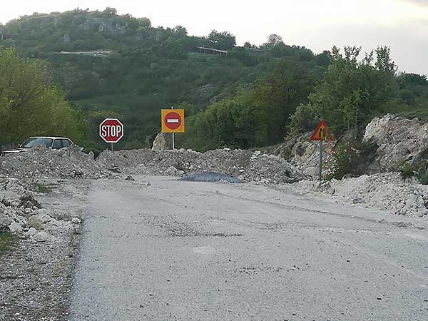 Κλειστός ο δρόμος Αιανής – Καισαρειάς – Χρειάζεται ιδιαίτερη προσοχή από τους οδηγούς