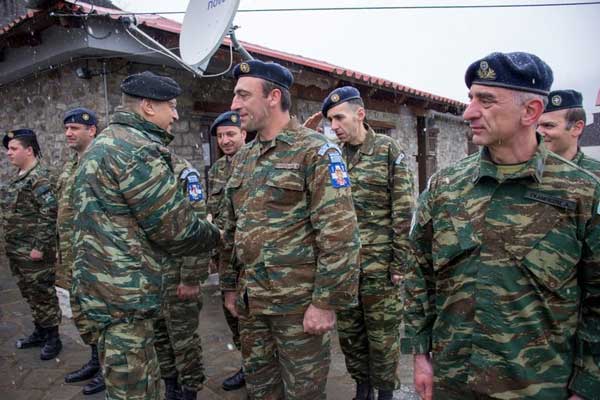 Στρατιωτικά φυλάκια της Ηπείρου και της Δυτικής Μακεδονίας επισκέφθηκε ο Αρχηγός ΓΕΣ