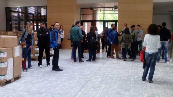 Κλιμάκιο 50 πολιτικών μηχανικών ξεναγήθηκε στους νέους χώρους της Κοβενταρείου Βιβλιοθήκης