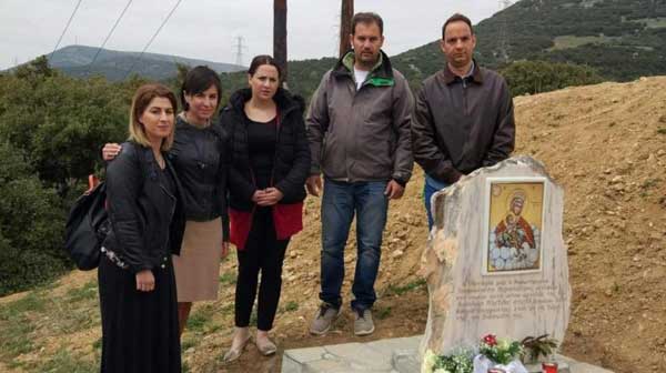 Η Τρικαλινή Αρχιλοχίας Β. Πλεξίδα στο Σαραντάπορο, στο σημείο που σώθηκε πριν 1 χρόνο