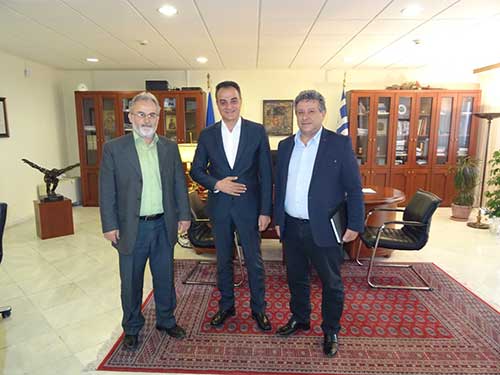 Η νέα Διοίκηση του Εργατικού Κέντρου Κοζάνης επισκέφθηκε τον Περιφερειάρχη Δυτικής Μακεδονίας