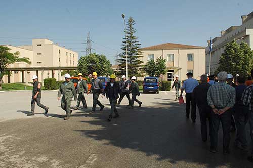 Άσκηση ετοιμότητας μετά από σεισμό στον ΑΗΣ Καρδιάς
