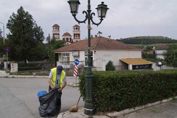 Εργασίες καθαρισμού στο Δρέπανο ενόψει του Πανηγυριού
