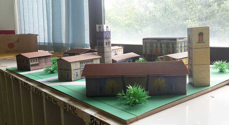 Η φωτογραφία της ημέρας: Μαθητές του εσπερινού ΕΠΑΛ ετοίμασαν μακέτα με τα γνωστότερα κτίρια της Κοζάνης
