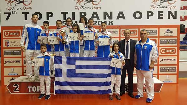 Η Μακεδονική Δύναμη Κοζάνης στο 7° TOP TIRANA OPEN 2018