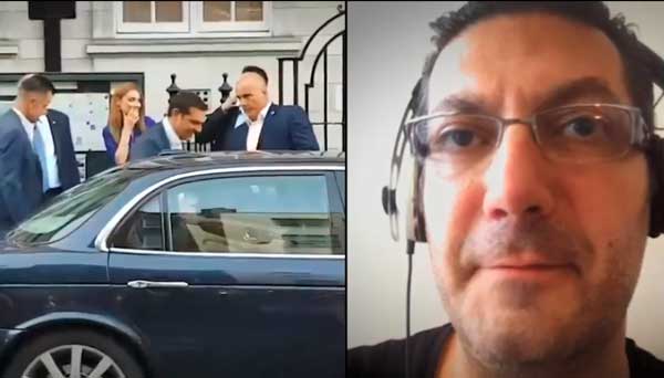 Ο κοζανίτης Γιάννης Μπλάντος, ο άνθρωπος που φώναξε προδότης στον Αλέξη Τσίπρα στο Λονδίνο