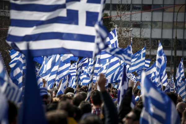 Συλλαλητήριο για τη Μακεδονία στις Πρέσπες ανήμερα της υπογραφής της συμφωνίας