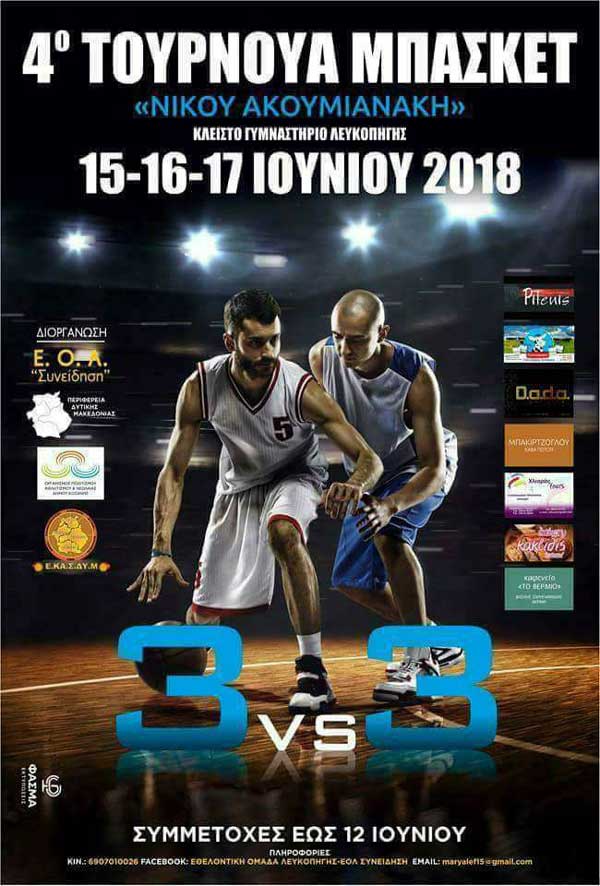 4ο Τουρνουά Μπάσκετ “Νίκου Ακουμιανάκη”
