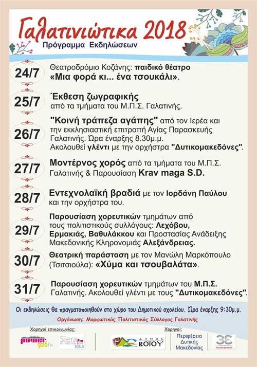 Γαλατινιώτικα 2018