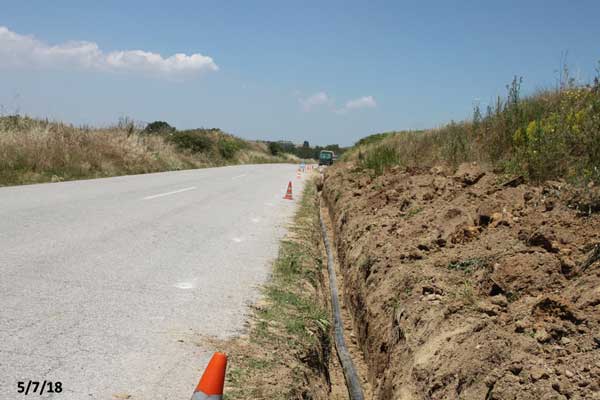 Ολοκληρώθηκαν οι εργασίες κατασκευής του εξωτερικού αγωγού ύδρευσης των Λαζαράδων