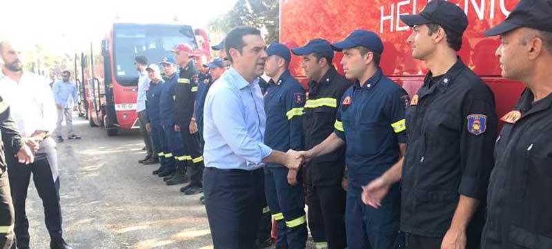 Οργή για την «κλεφτή» και στημένη επίσκεψη του Αλέξη Τσίπρα στο Μάτι