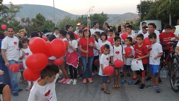 16η Πανελλήνια Λαμπαδηδρομία Συλλόγων Εθελοντών Αιμοδοτών -Υποδοχή φλόγας και μουσική εκδήλωση στη Σιάτιστα