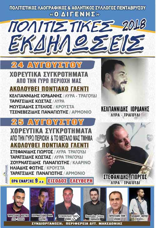 Πολιτιστικές εκδηλώσεις Πενταβρύσσου