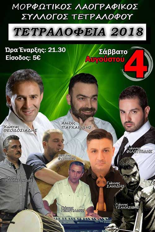 Τετραλόφεια 2018