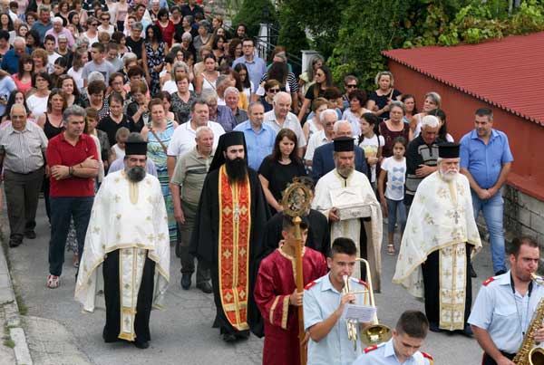 Αφίχθη στο Βελβεντό το ιερό λείψανο του Αγίου Διονυσίου εν Ολύμπω