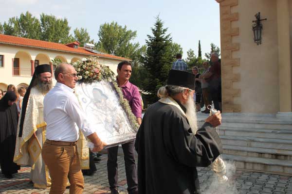 Δεκαπενταύγουστος στην Ι. Μονή Ζιδανίου – Παρουσία πλήθους πιστών η λιτάνευση της Ι. Εικόνας της Παναγίας Ζιδανιώτισσας 