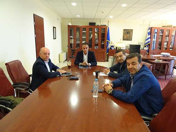 Επίσκεψη του εκπροσώπου τύπου των Ανεξάρτητων Ελλήνων στον Περιφερειάρχη Θ. Καρυπίδη