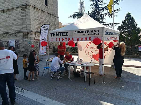 Ξεκίνησε από το πρωί η ενημέρωση για τη Δωρεά Μυελού των Οστών στην Κεντρική Πλατεία Κοζάνης 