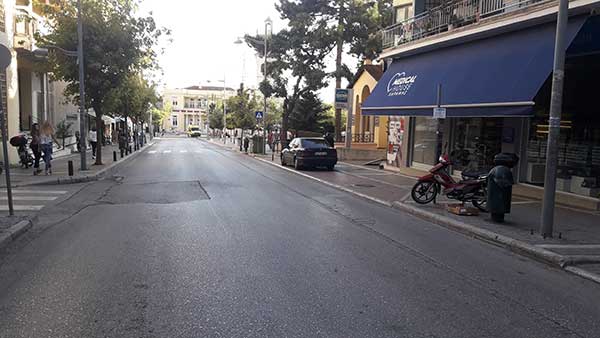Άδεια η Παύλου Μελά-Μέρα χωρίς αυτοκίνητο στην Κοζάνη