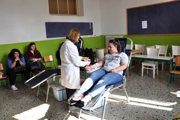 Πραγματοποιήθηκε το Σάββατο η προγραμματισμένη αιμοδοσία του Φυσιολατρικού Ομίλου Κομνηνών “φίλοι του βουνού” –