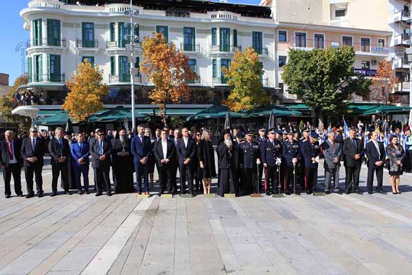 Παρουσία της Υφυπουργού Προστασίας του Πολίτη Κατερίνας Παπακώστα η επιμνημόσυνη δέηση για την 28η Οκτωβρίου στην Κοζάνη