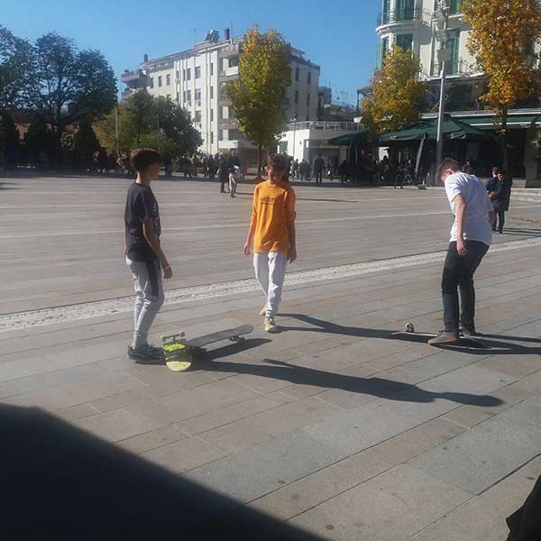 Πίστα  skate η πλατεία της Κοζάνης