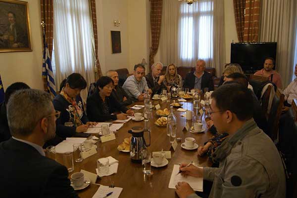 Συνάντηση με την Επιτροπή από την Κίνα  για να δοθεί  άδεια για εξαγωγή στον Κρόκο Κοζάνης